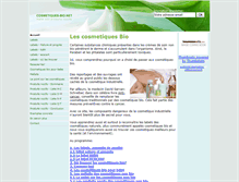 Tablet Screenshot of cosmetiques-bio.net